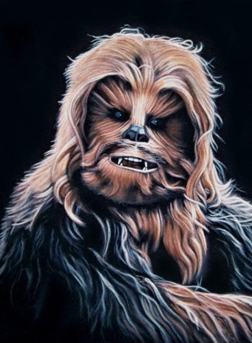 velvet painting Chewie